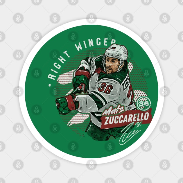 Mats Zuccarello Minnesota Dots Magnet by lavonneroberson